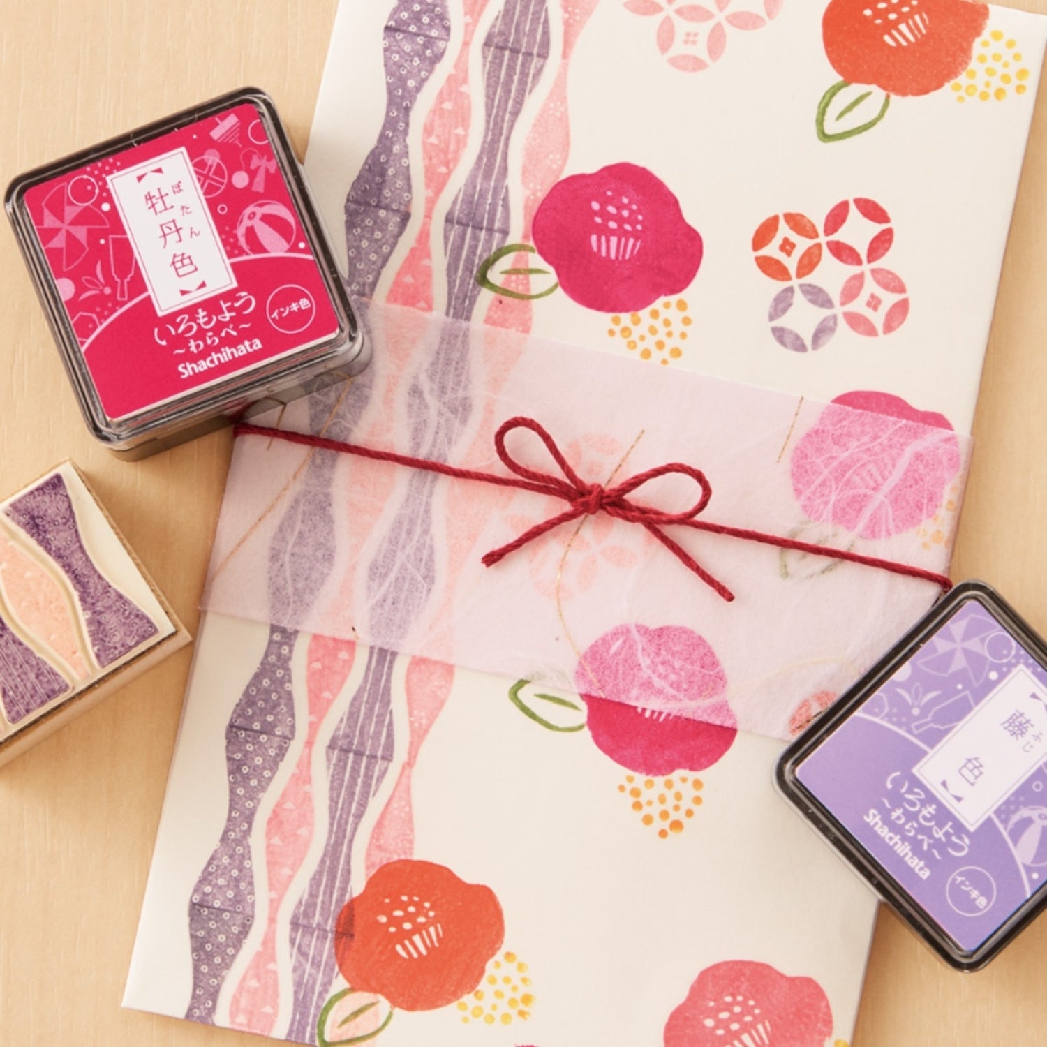 Japanisches Shachihata Mini Ölbasiert Farb-Gummistempel Stempelkissen 41