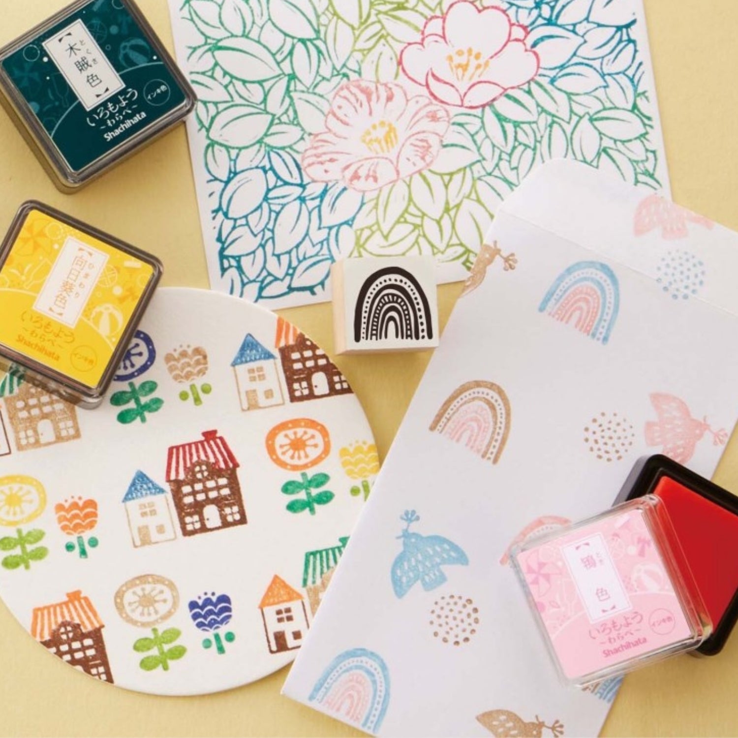 Japanisches Shachihata Mini Ölbasiert Farbe Gummistempel Stempelkissen 21111