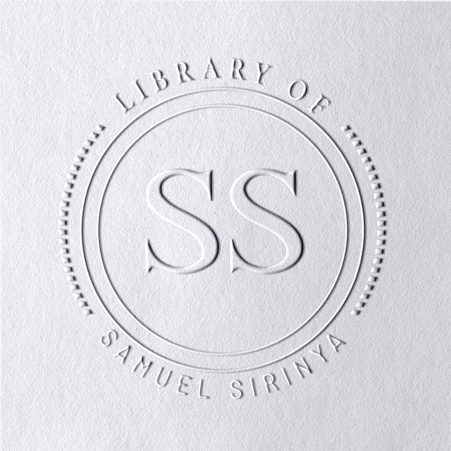Personalisierte Buchstaben Aus Der Bibliothek Von Buch Prägezange2
