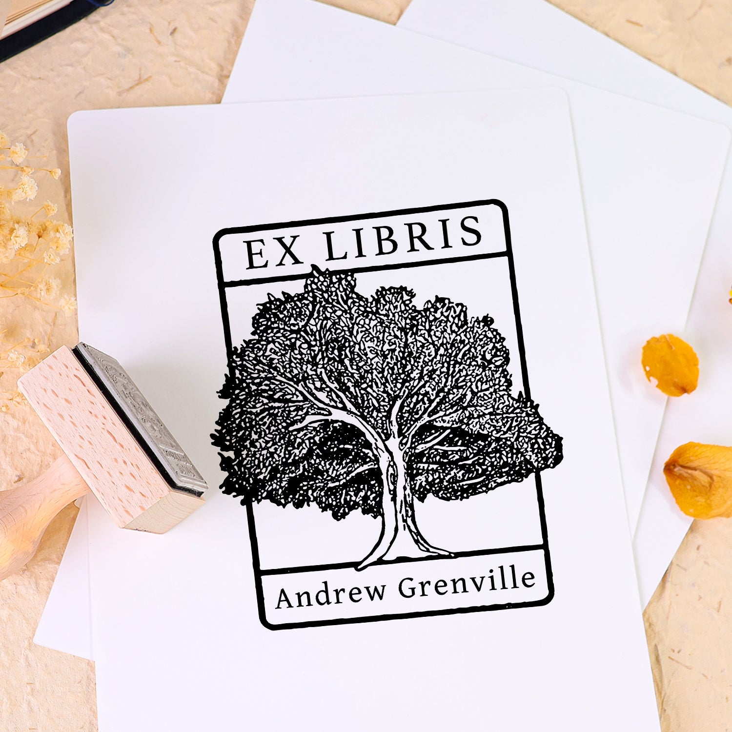 personalisiert Buch Gummistempel Nutzung Buch 2