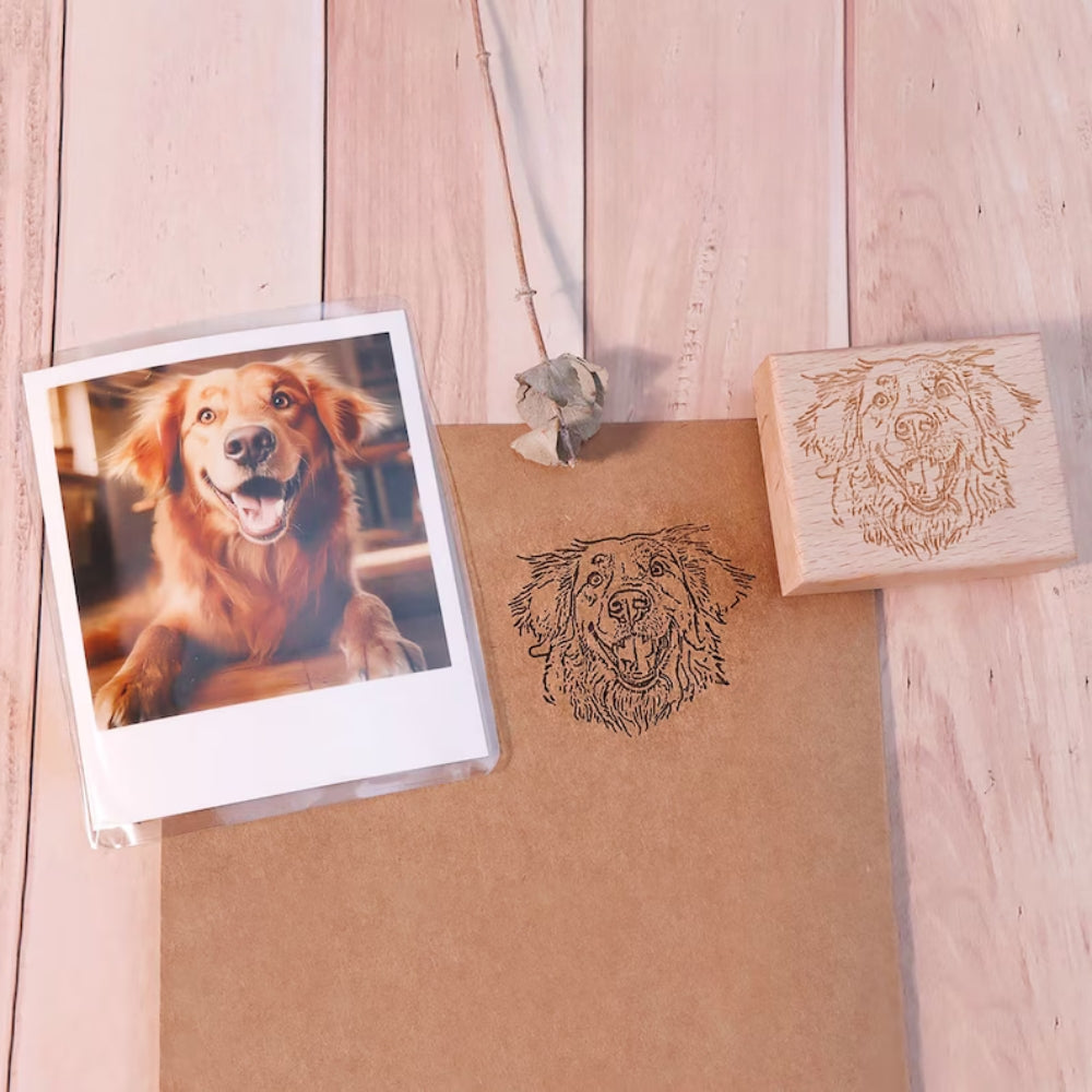 stamprints Benutzerdefiniertes Design handgezeichneter Gummistempel2