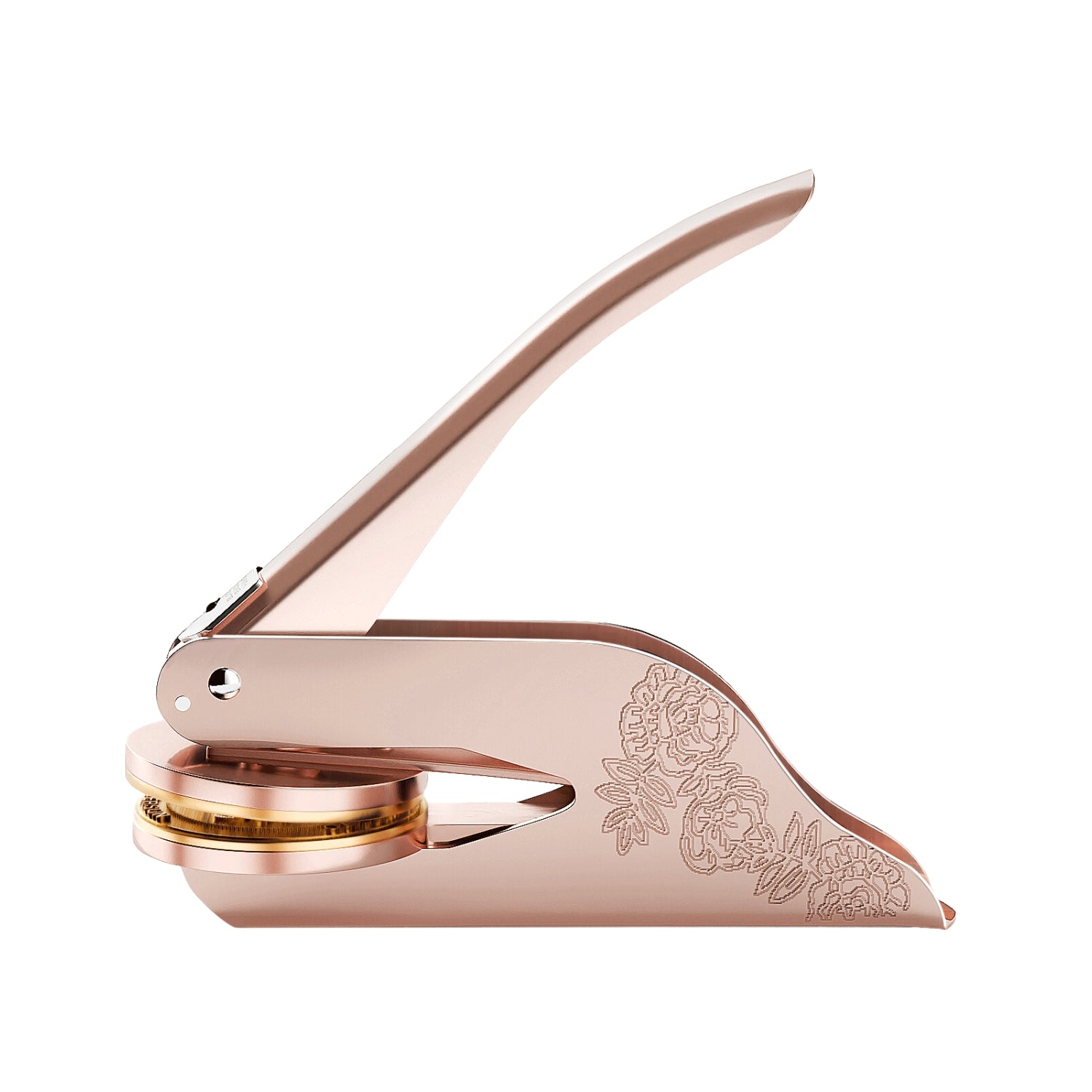 Personalisiert Design Personalisierte Prägestempel mit Ihrem Kunstwerk Roségold