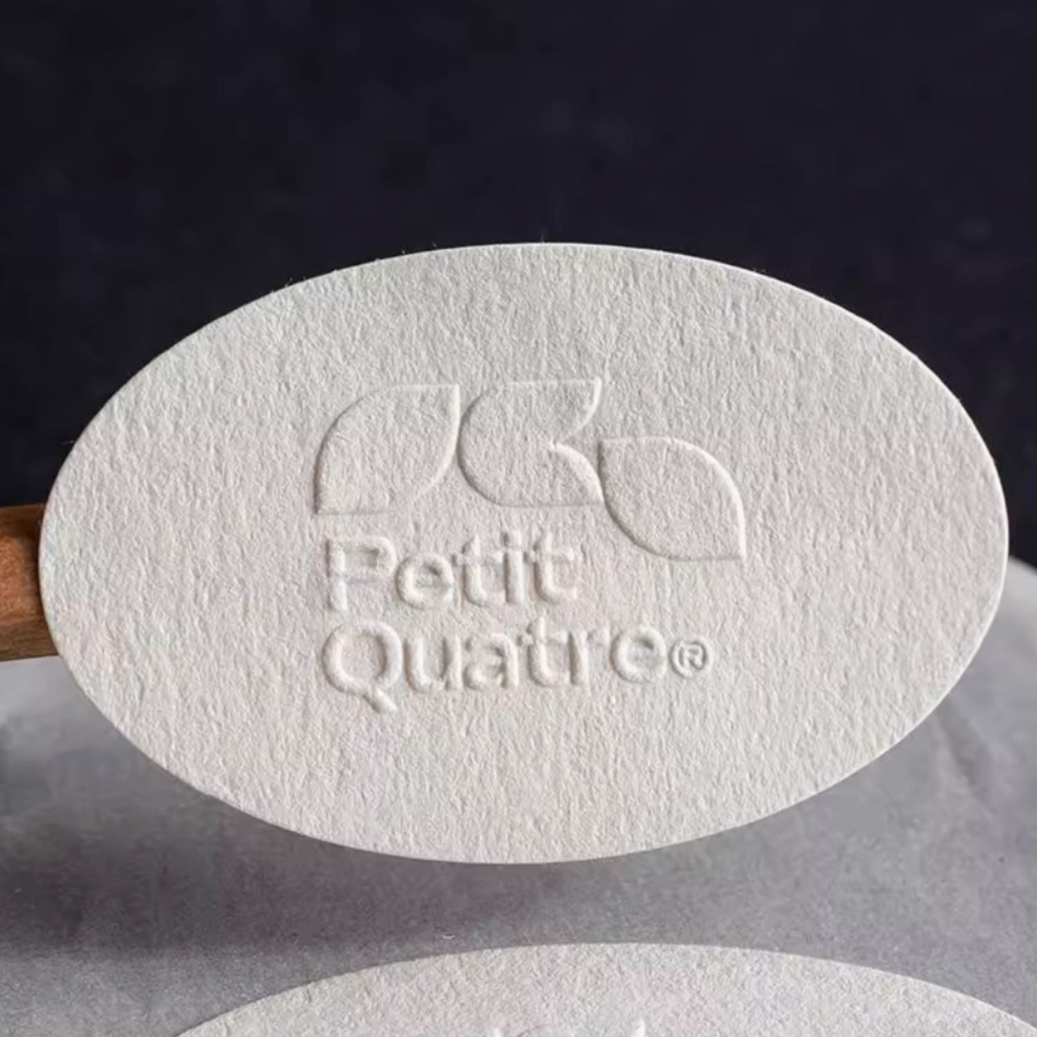 Custom Embossed Textured Sticker - Eco-Friendly Branding Label49