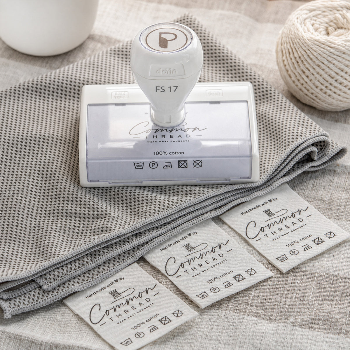 Custom Logo Self-Inking Fabric Stamp26
