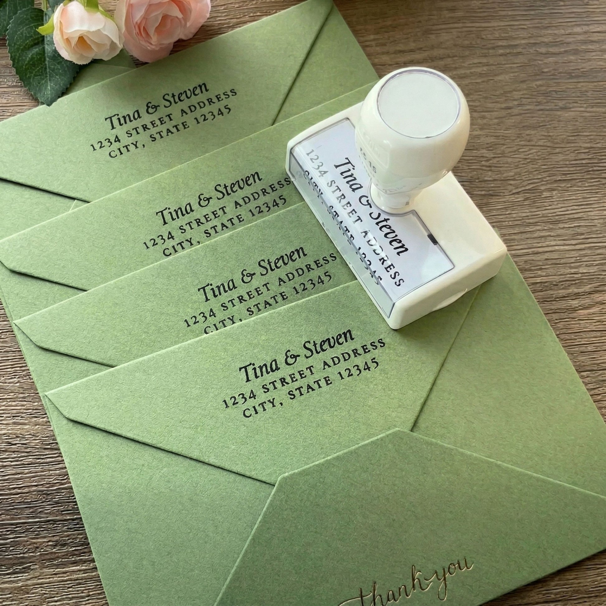 Personalisierter Selbstfärbender Gummistempel – Branding Logo & Artwork3