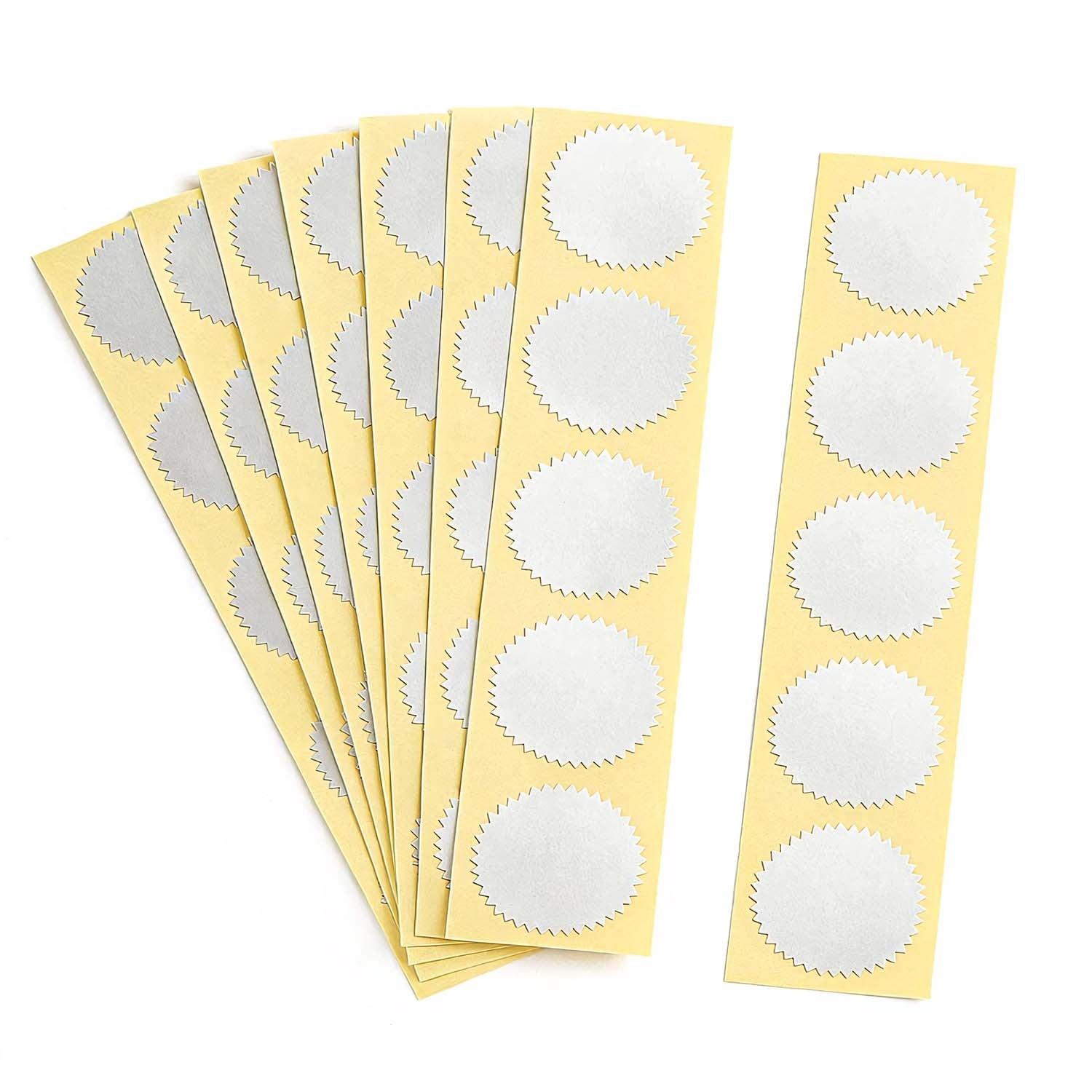 Prägezange Begleit-Blanko-Etiketten Sticker - 100 Stücksku3