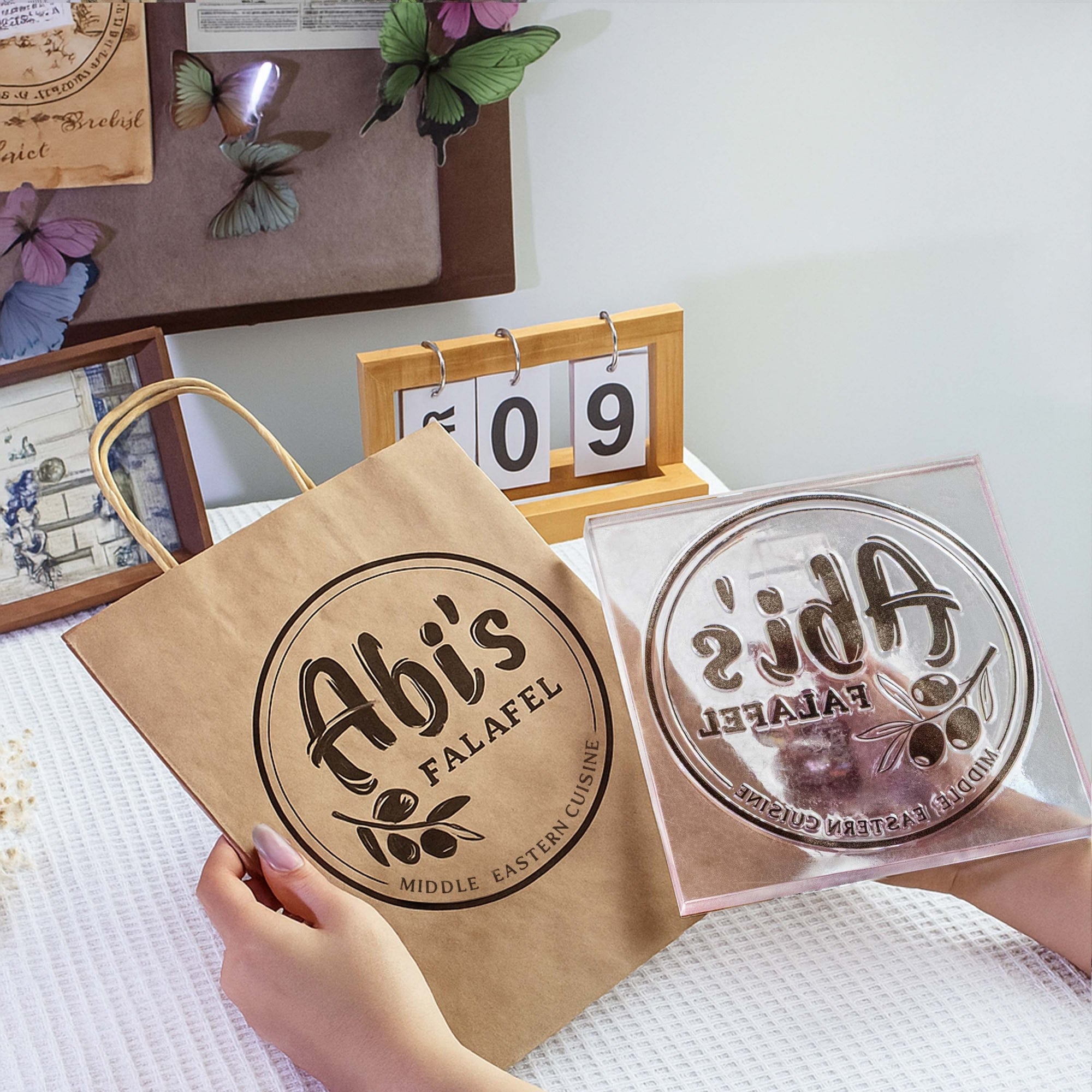 Extra LARGE Size Custom Acrylic Rubber Stamps4