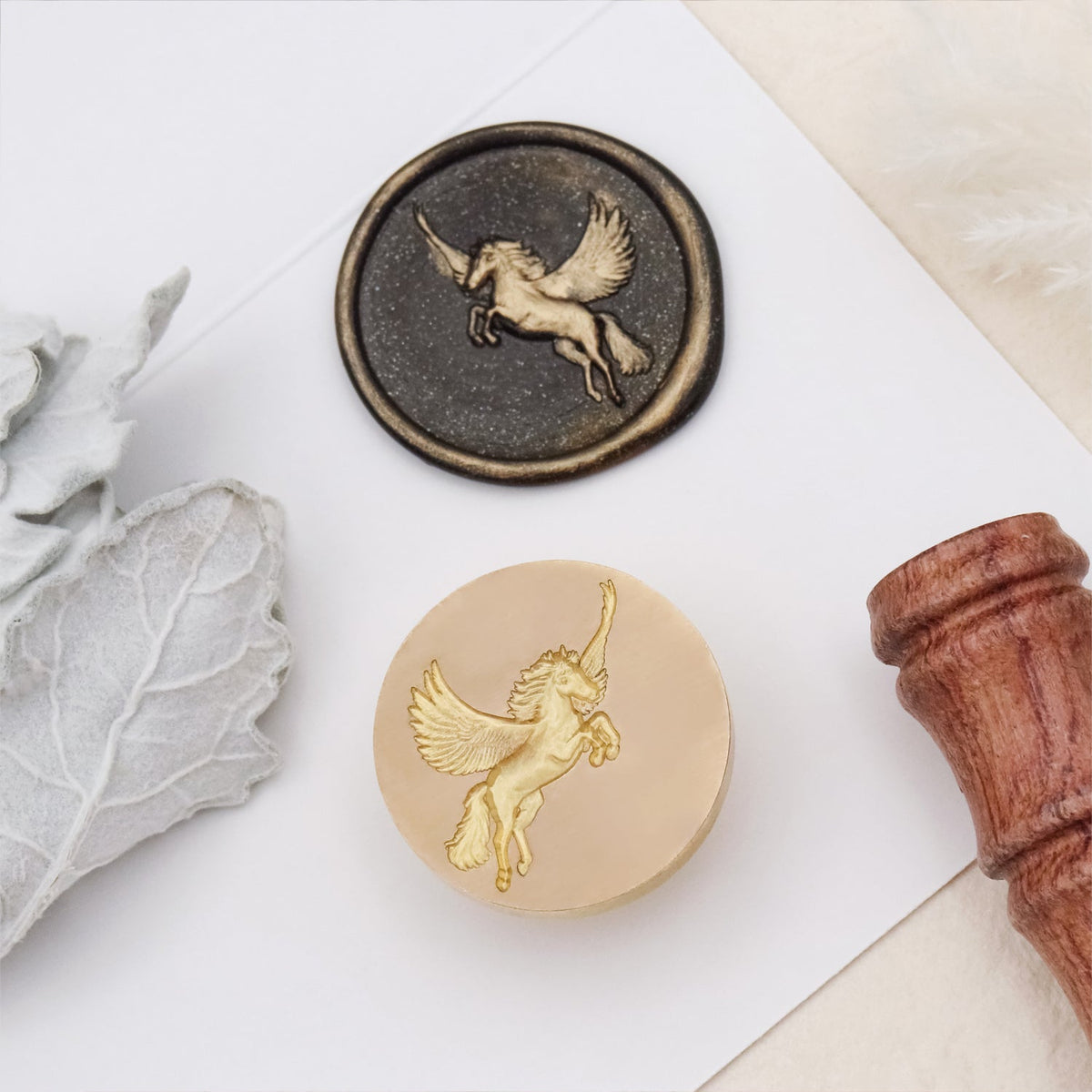 Stamprints 3D Relief Pegasus Wachssiegel Stempel 3