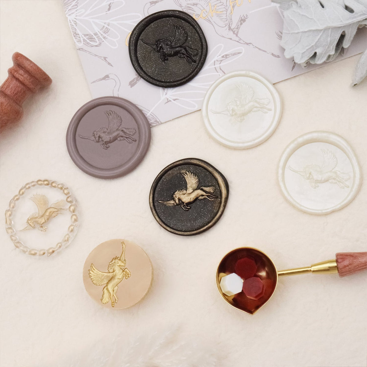 Stamprints 3D Relief Pegasus Wachssiegel Stempel 2
